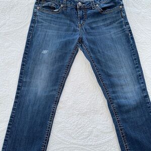Silver Jeans Classic Aiko Mid Capri 30/22